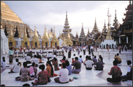 Shwedagon Pagoda, Rangoon, Burma